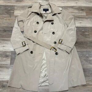 LONDON FOG— double breasted trench coat